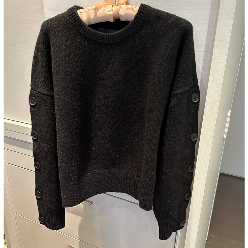 Nili Lotan cashmere and wool crew neck sweater